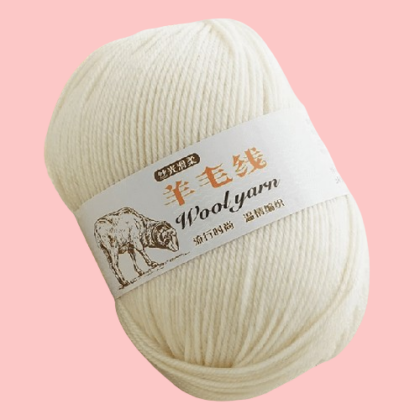 3PCS Set of 4-Ply Wool Blended Yarn for Crochet and Knitting - Hand Knitting, Anti-Insects